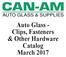 Auto Glass - Clips, Fasteners & Other Hardware Catalog March 2017