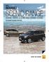 NEW RENAULT SCENIC RANGE SCENIC XMOD, SCENIC AND GRAND SCENIC EXCITEMENT RELIVED EVERYDAY DRIVE THE CHANGE