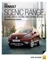 renault SCENIC RANGE Excitement relived everyday drive the change