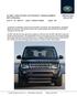 2014MY LAND ROVER LR4 PRODUCT ANNOUCEMENT WITH PRICING MARKETING BULLETIN