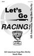 $4.00 Revised 01/06. All-American Soap Box Derby RACING! All-American Soap Box Derby. Stock Plan
