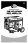 APG3201. Owner s Manual 6500 WATT AIR-COOLED DIESEL GENERATOR READ AND SAVE THESE INSTRUCTIONS!