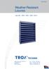 Weather-Resistant Louvres