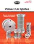 Catalog PAN2-2. II Air Cylinders. Pancake. Superior Interchangeable Industrial Air Cylinders