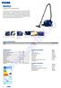 MIKROS HORIZONTAL DRY VACUUM CLEANERS PRODUCT IDENTIFICATION TYPE REF. NO. PIECES/PALLET MIKROS