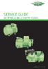Service Guide Semi-hermetic Reciprocating Compressors