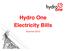 Hydro One Electricity Bills. Summer 2010
