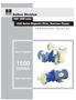 Sethco Division. PMSP / KMSP models 1500 Series Magnetic Drive, Seal-less Pumps SELF PRIMING SERIES END SUCTION