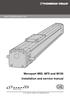 Movopart M55, M75 and M100 Installation and service manual. TOLLO LINEAR AB SWEDEN DW110385gb-0345-edition2