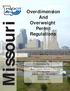 Missouri. Missouri. Overdimension And. Overweight Permit Regulations