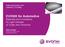 EVONIK for Automotive Materials and Innovations forlight Vehicles of Today and Tomorrow