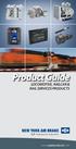 Product Guide LOCOMOTIVE, RAILCAR & RAIL SERVICES PRODUCTS. E2O : Engineered to Outperform.