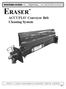 ERASERTM. ACCUFLO Conveyor Belt Cleaning System SYSTEMS GUIDE. Engineering. LIB-CP-SYS-01-E Rev.9. Page 1
