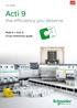 Low voltage. Acti 9. the efficiency you deserve. Multi 9 > Acti 9 Cross-reference guide