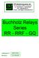 Buchholz Relays Series RR - RRF - GQ