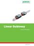 Linear Guideway. Technical Information.
