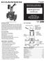 Specifications, Applications, Service Instructions & Parts SEALED MOTOR VALVE & CONTROLLERS