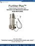 Purifilter Plus Hybrid Diesel Particulate Filter Operation and Maintenance Manual M (EGR)
