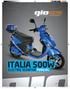 MANUAL. Operator, Safety, And General Maintenance Manual. Italia 500w Electric Scooter Owner Manual.indd 1