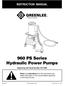 960 PS Series Hydraulic Power Pumps