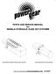 PARTS AND SERVICE MANUAL for DEWALD HYDRAULIC SLIDE OUT SYSTEMS