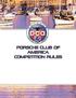 2014 PORSCHE CLUB of AMERICA COMPETITION RULES