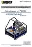 Instruction manual for rescue equipment. Hydraulic power unit P 630 SG