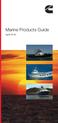 Marine Products Guide. April 2010