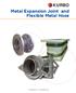 Metal Expansion Joint and Flexible Metal Hose