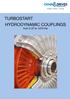 TURBOSTART HYDRODYNAMIC COUPLINGS. from 0.37 to 1470 Kw