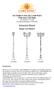 VICTORIAN SOLAR LAMP POST With Solar LED Bulb US Patent # US Patent Pending # Instruction Manual.