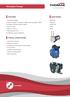 Peristaltic Pumps FEATURES BASE MODEL TYPICAL APPLICATIONS. Peristaltic SR10/30 SR10/50 SR10/100 SR18 SR25
