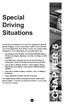 CHAPTER 5. Special Driving Situations