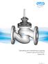 Operating and maintenance manual Control valve ECOTROL Series 8C / 1.1