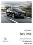 PEUGEOT. New 3008 PRICES, EQUIPMENT AND TECHNICAL SPECIFICATIONS. June 2015 Version 15