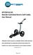 SPITZER RL150 Remote Controlled Electric Golf Caddy User Manual