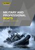 MILITARY AND PROFESSIONAL BOATS PALFINGER MARINE FOR SPECIAL MISSIONS