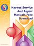 Haynes Service And Repair Manuals Free Download