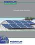RENEWABLE ENERGY. Domestic Solar Solutions