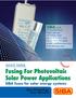 Fusing For Photovoltaic Solar Power Applications