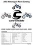 2003 Motorcycle Parts Catalog