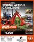 WIN SPRING ACTION CATALOGUE KUBOTA David Evans Group TO JAPAN A TRIP FOR 2