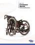 INVACARE Compass Series Positioning Wheelchairs