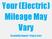 Your (Electric) Mileage May Vary. Feasibility Report- Plug in Cars