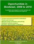 Opportunities in Biodiesel, 2006 to 2010
