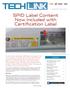 SPID Label Content Now Included with Certification Label