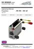 DR. BENDER GmbH Innovative Power Tools. Operating Manual Powerbox PB RX / SX 12 HF III