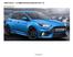NEW FOCUS RS - CUSTOMER ORDERING GUIDE AND PRICE LIST