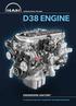 INTRODUCING THE NEW D38 ENGINE ENGINEERING ANATOMY IN ASSOCIATION WITH TRANSPORT ENGINEER MAGAZINE