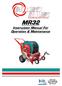 MR32 Instruction Manual For Operation & Maintenance